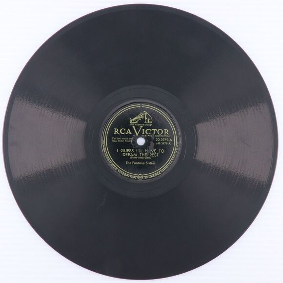 Fontane Sisters – I Guess I'll Have to Dream the Rest 1950 78 pm Record 20-3979 - Picture 2 of 16